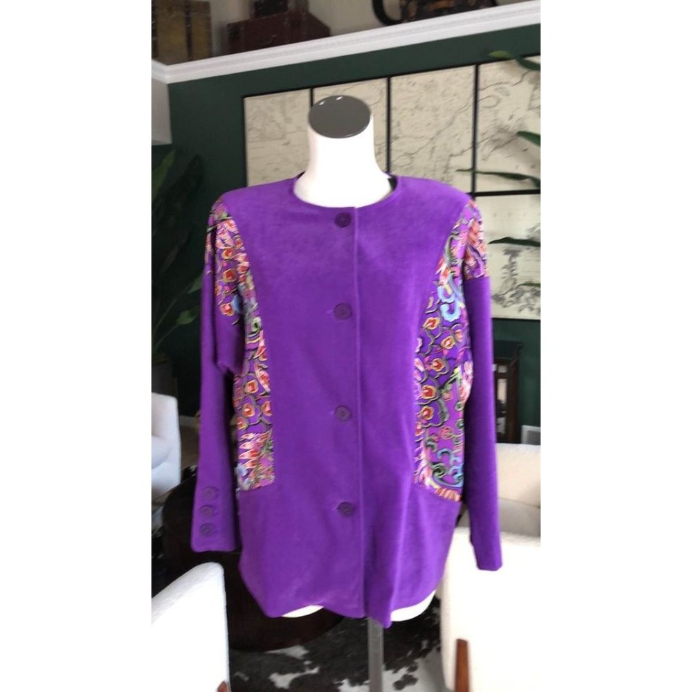 Koos of course vintage small purple button Jacket